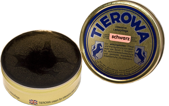 TIEROWA Intensive Lederpflege 100 ml Dose schwarz